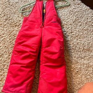 Arctix Kids Bright Red Overalls